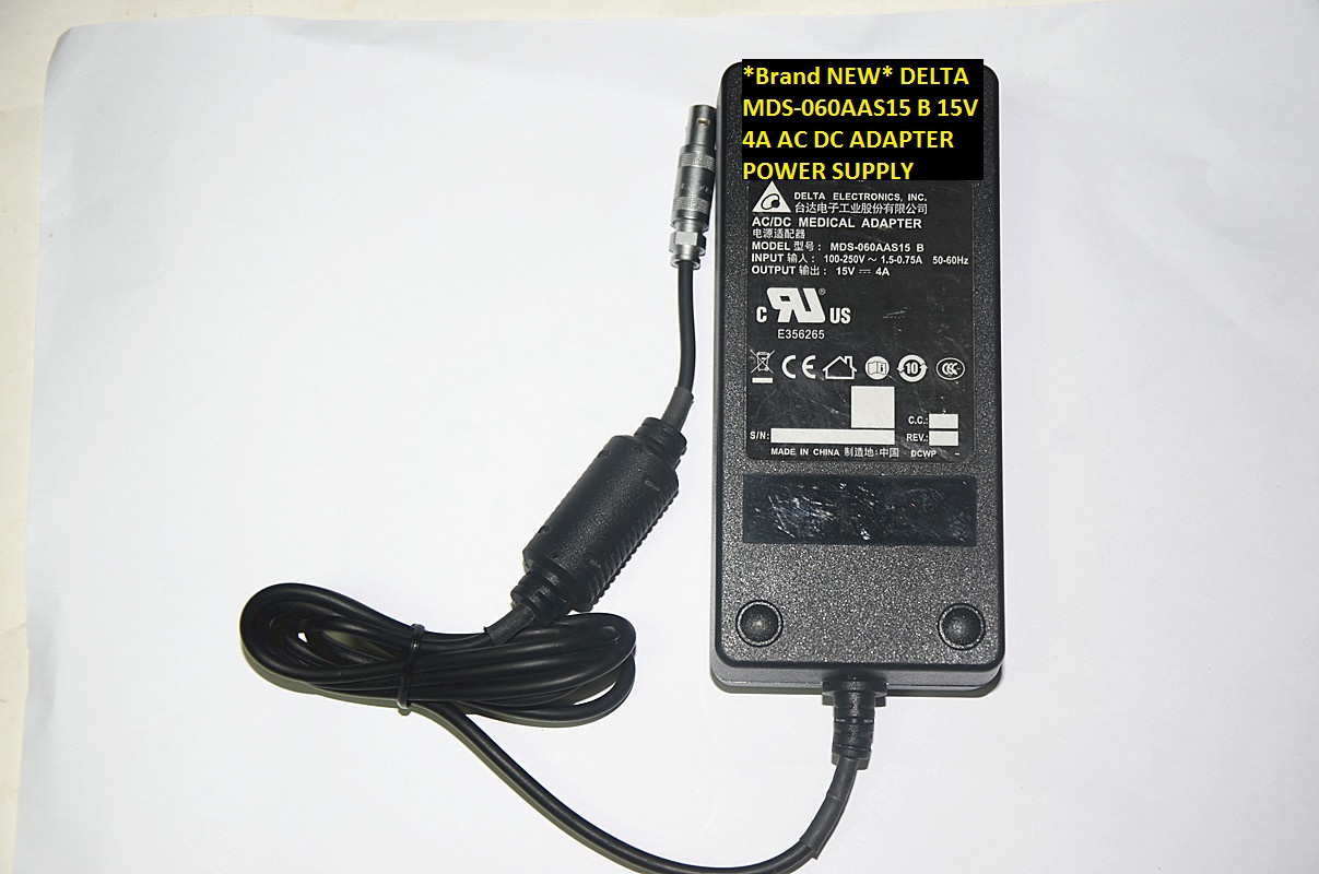 *Brand NEW* MDS-060AAS15 B DELTA 15V 4A AC100-240V AC DC ADAPTER POWER SUPPLY